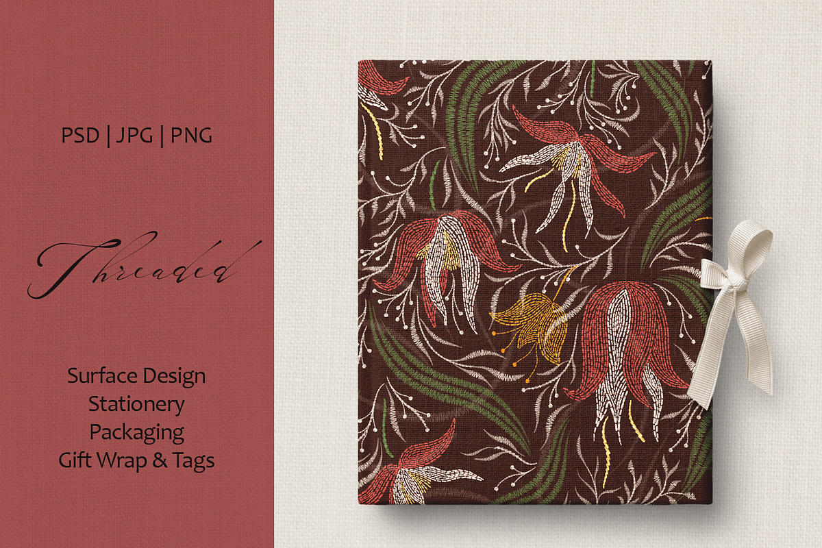 Embroidery Style Seamless Patterns, a Pattern Graphic by Svetlana Lerie (Photo 6 of 10)