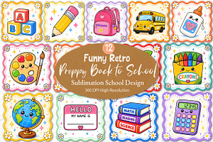 Preppy Back to School Frames Bundle, a Seasonal Illustration by Rose Art