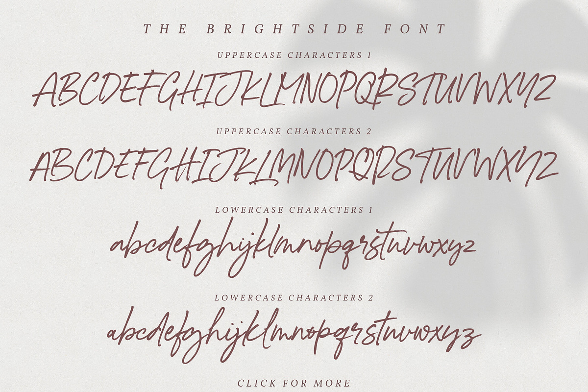 The Brightside Font, a Script Font by Ivan Rosenberg (Photo 11 of 11)
