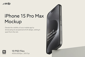 iPhone 15 Pro Max Mockup