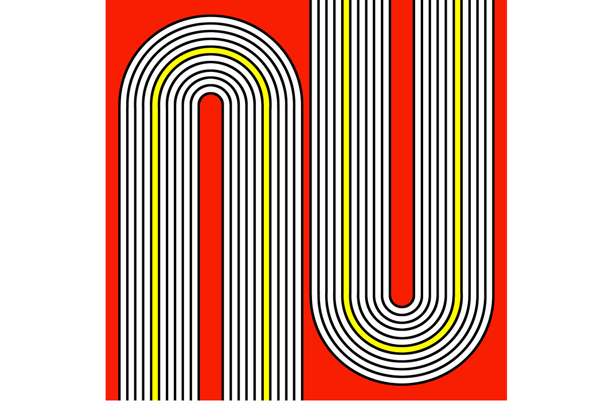 Yellow Arch Geometric, a Decorative Illustration by Sharon Schwalbe (Photo 4 of 5)
