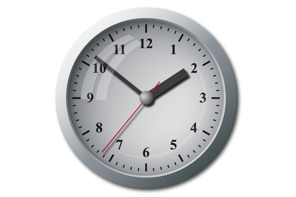 Wall mounted digital clock. preview 3