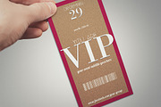 MINIMAL VIP PASS card, a Card Template by Tzochko (Thumbnail 5 of 5)