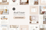Real Estate Instagram Post Template, a Social Media Template by LiliesandBerries (Thumbnail 2 of 22)