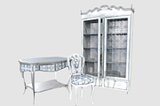 Vintage furniture set_2, a Furniture 3D Model by Snji | 3D Models (Thumbnail 1 of 15)