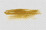 Gold metallic brushes, a Texture Graphic by Paper Cards (Thumbnail 6 of 7)