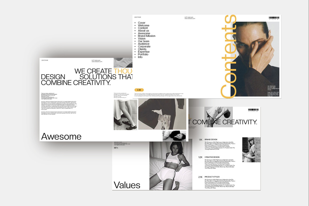 Brand Portfolio Presentation, a Presentation Template by Dream-Lab (Photo 8 of 9)