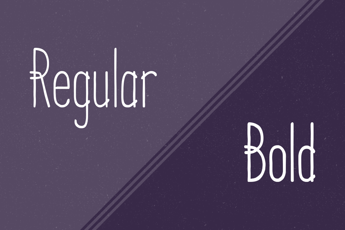 Parallel Lines, a Font by Lauren Ashpole (Photo 2 of 4)