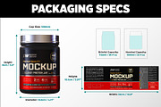 1lb Whey Protein Jar Mockup A1-Pro, a Packaging Mockup by Design Warlord (Thumbnail 13 of 16)