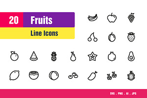 Fruits Icons