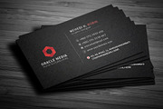 Dark Corporate Business Card, a Business Card Template by graphica59 (Thumbnail 1 of 7)