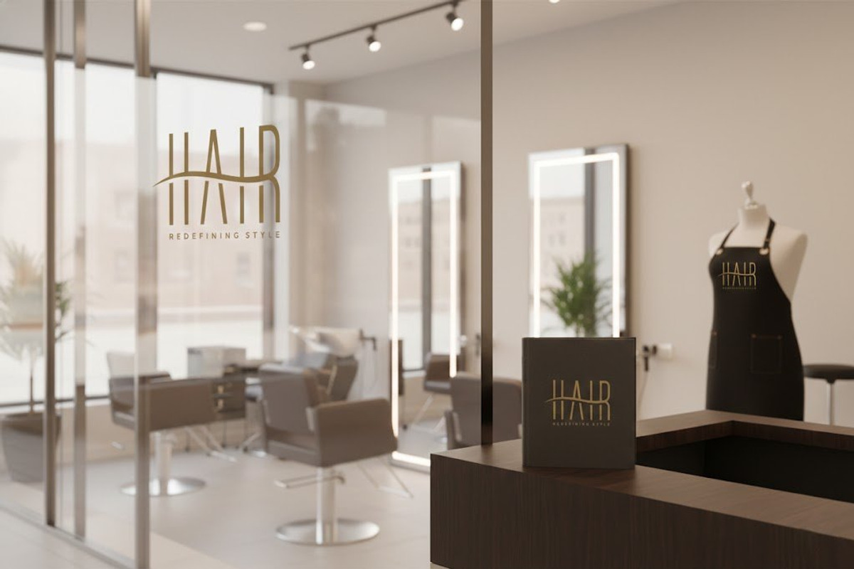 HAIR Luxury Hair Salon Studio Logo, a Branding & Logo Template by yopie (Photo 7 of 10)