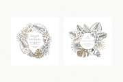 Tropical florals collection, an Illustration by adehoidar (Thumbnail 7 of 10)