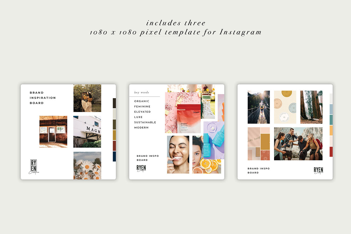 Mood Board Template - Canva, a Branding & Logo Template by Ryen Creative (Photo 3 of 4)