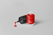 Nail Polish Mock-up, a Packaging Mockup by Yogurt86 (Thumbnail 8 of 14)