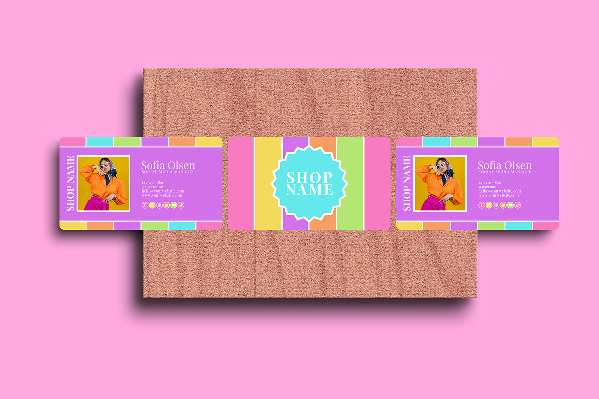 Business Card Template, a Business Card Template by SunshineStudioBoutique (Photo 7 of 10)