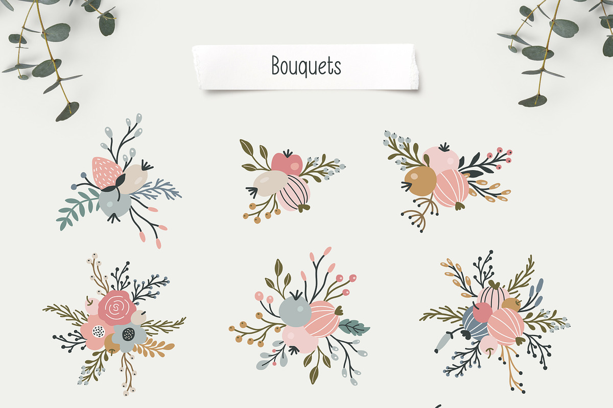 Nordic Berries Vector Collection, a Pattern Graphic by Little Nordic Atelier (Photo 3 of 11)