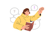 Students learning set. Education, an Education Illustration by PaperTrident (Thumbnail 15 of 17)