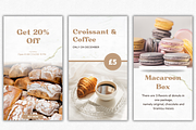 Bakery Instagram Templates, a Social Media Template by Talipic Designs (Thumbnail 5 of 8)