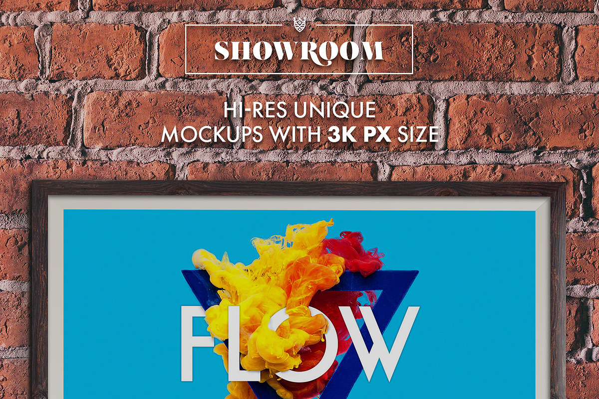 Showroom - Frames Mockups, a Product Mockup by Madebyvadim (Photo 7 of 10)