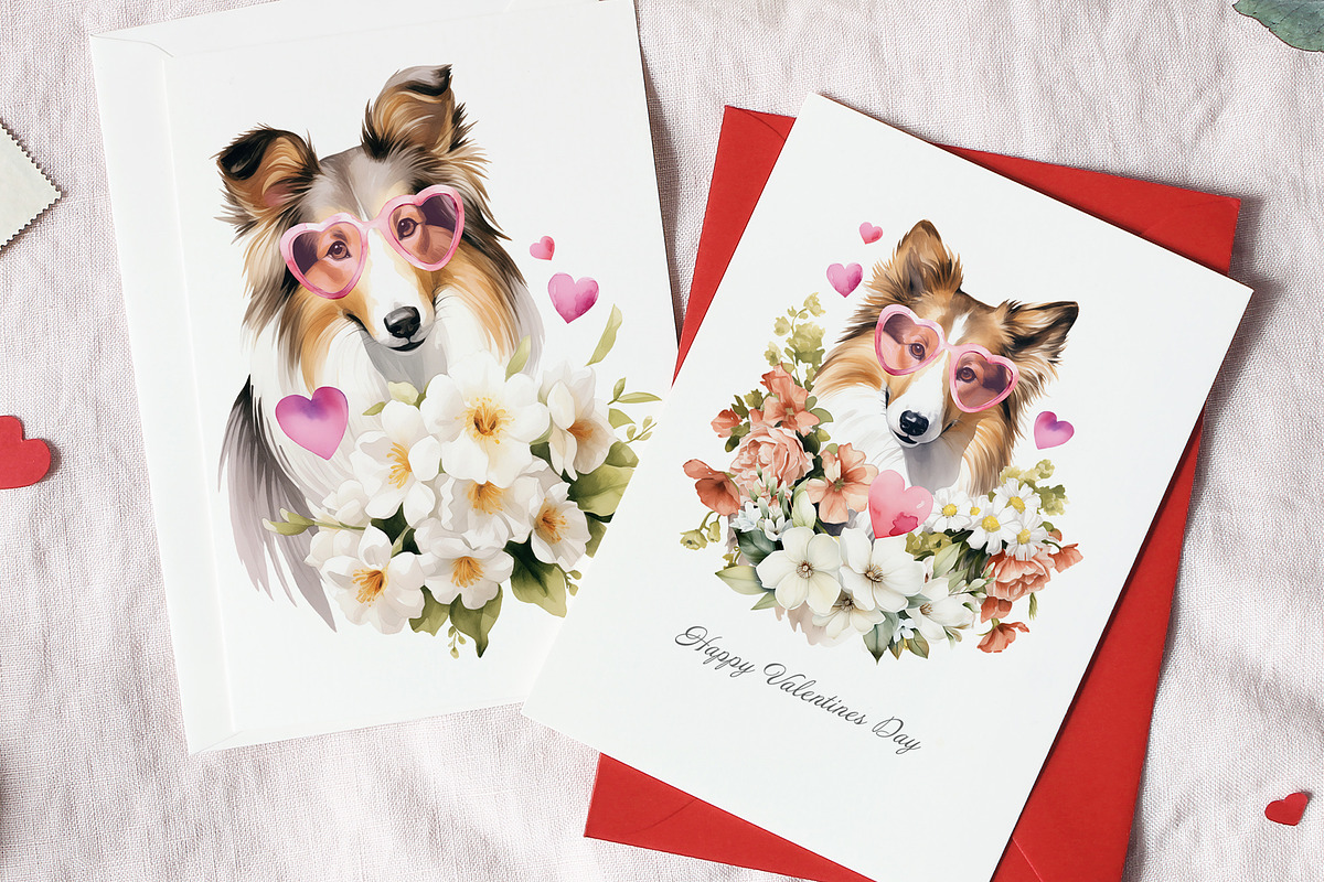 Festive dogs bundle, an Animal Illustration by TheCuteShop (Photo 28 of 33)