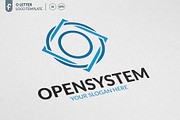 Open System Logo, a Branding & Logo Template by ft.studio