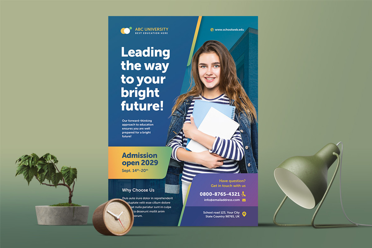 Education Flyer Template, a Flyer Template by Boostock (Photo 2 of 4)