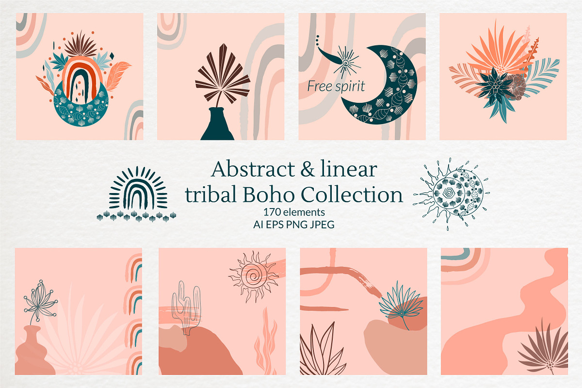 Summer Feminine linear Bundle, an Object Graphic by Tatyana_Zenartist (Photo 8 of 13)