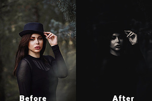 26 Dark & Matte Photoshop Actions