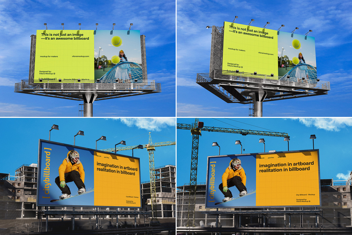 36 Billboards Mockup Bundle, a Mockup by Vitora Mockup (Photo 5 of 11)