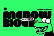 Marow Block, a Sans Serif Font by Fortunes Co (Thumbnail 1 of 9)