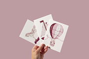 The pink world of baby girl set, an Illustration by nathalieclaire (Thumbnail 6 of 16)