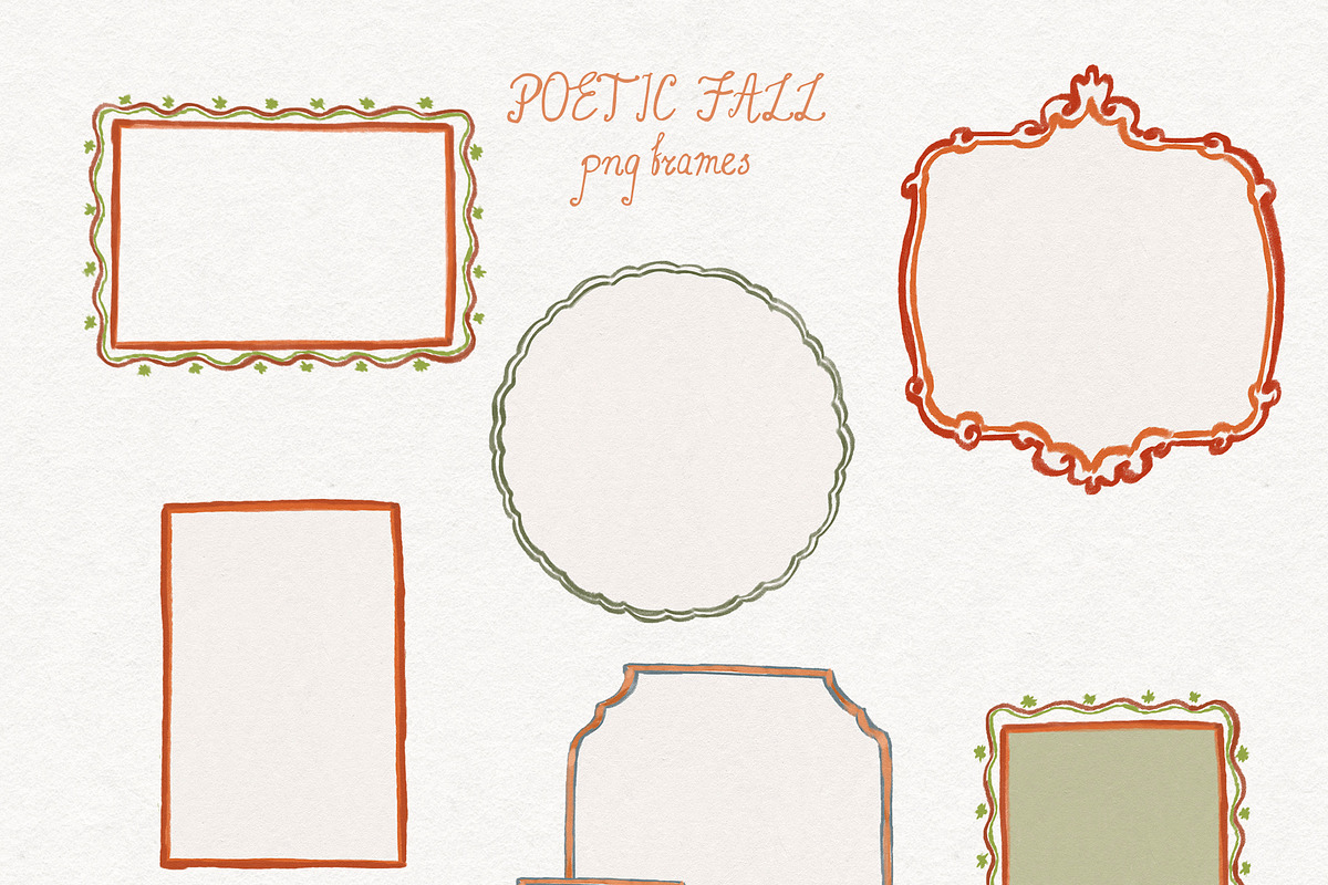 Fall Cottagecore Illustration Frames, a Decorative Illustration by whiteheartdesign (Photo 15 of 19)