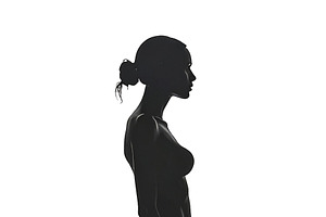Slim athletic woman isolated illustration, a Person Illustration by DanFLCreativo
