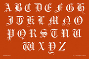 Antique Blackletter Font - No.13, a Blackletter Font by Century Library (Thumbnail 4 of 5)
