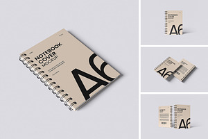 Notebook Cover Mockup, a Stationery Template by HanaSaka_Studio