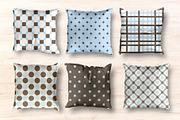 Dusty Blue and Brown Patterns, a Pattern Graphic by Pattern Whimsy (Thumbnail 2 of 11)