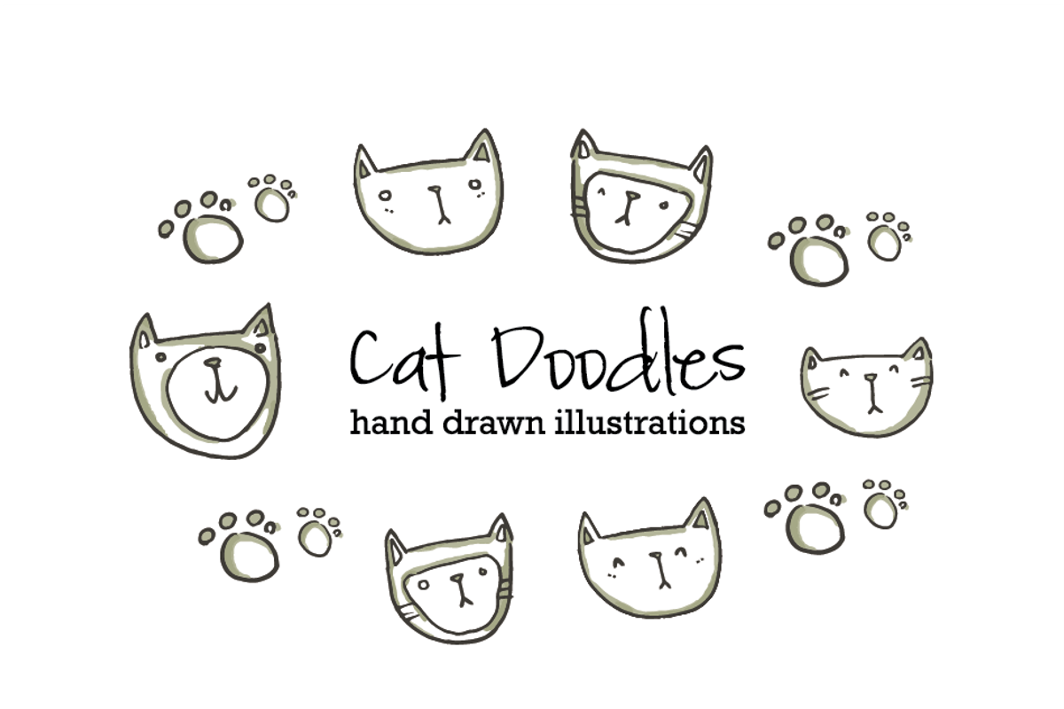 Cat Doodles, an Illustration by Amy Doodles Cats (Photo 1 of 2)