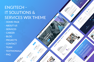 Engitech IT / Tech Company Wix Theme