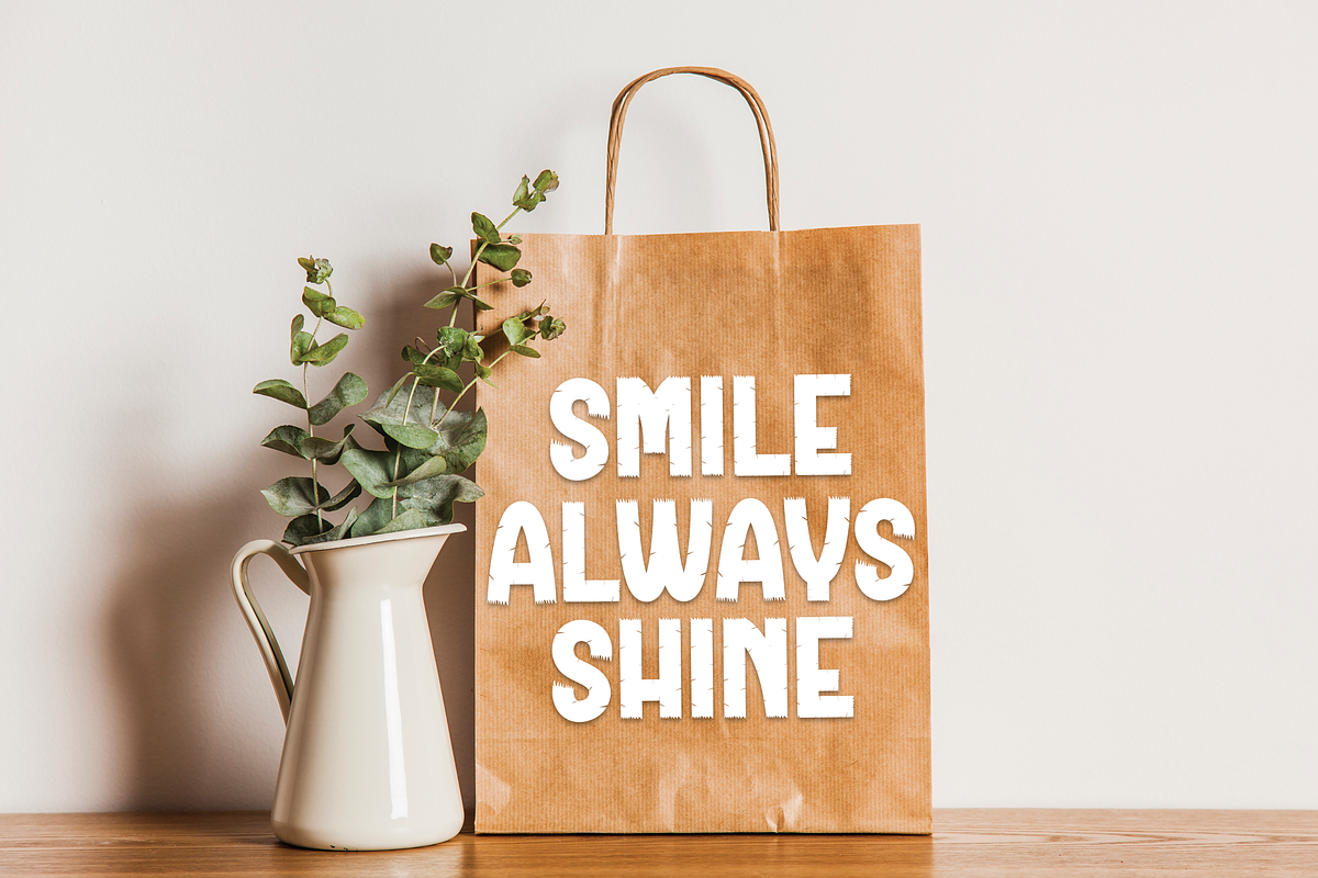Nothing Creative | Script Font, a Script Font by Scratchones (Photo 4 of 8)