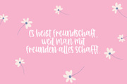 Blooming wildflower cute font, a Handwritten Font by BilberryCreates (Thumbnail 7 of 12)
