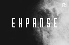 EXPANSE - Unique Display Typeface