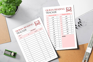 Printable Quran Reading Tracker