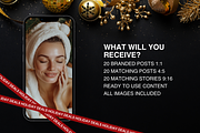 Holidays Skincare Instagram Template, a Social Media Template by DesignsbyMariaStudio (Thumbnail 2 of 10)