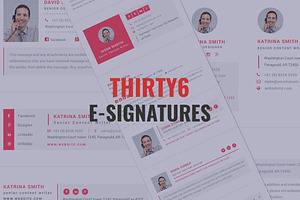 Thirty6 - HTML Email E-signatures