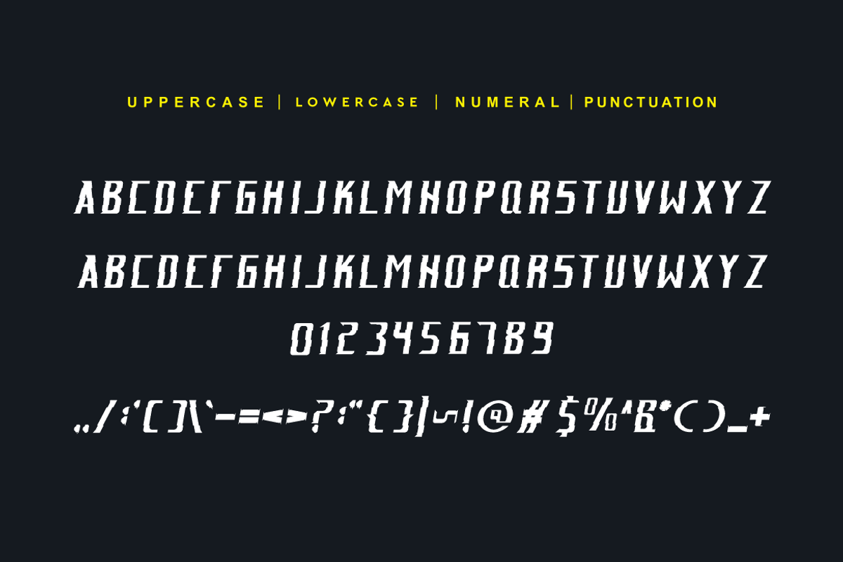 Glitch Blazing Font, a Blackletter Font by QR Design Studio (Photo 5 of 8)