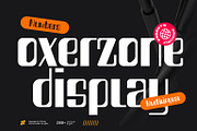 Oxerzone - Display Font, a Sans Serif Font by Kincrev Studio (Thumbnail 1 of 6)