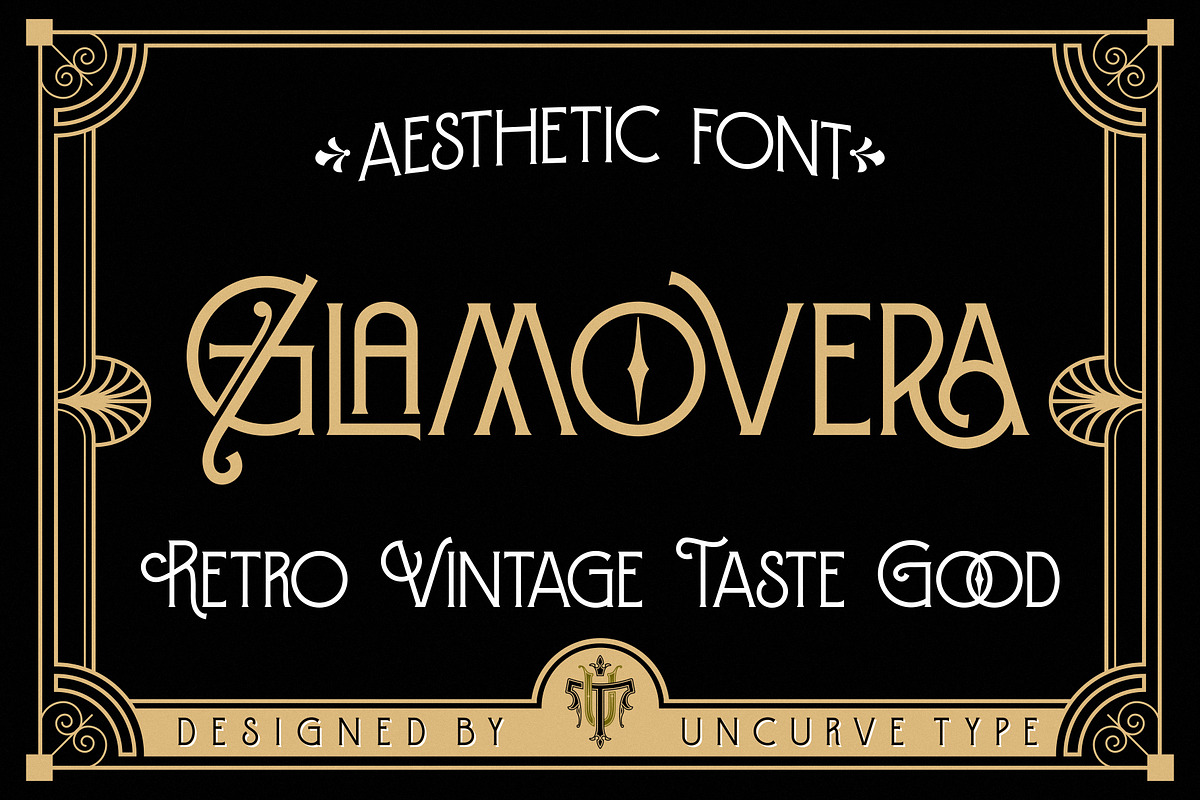 Glamovera, a Sans Serif Font by uncurve (Photo 1 of 11)