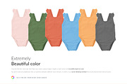Baby Swimsuit 5xMock-ups, a Print Template by Mocca Mockups Store (Thumbnail 4 of 5)