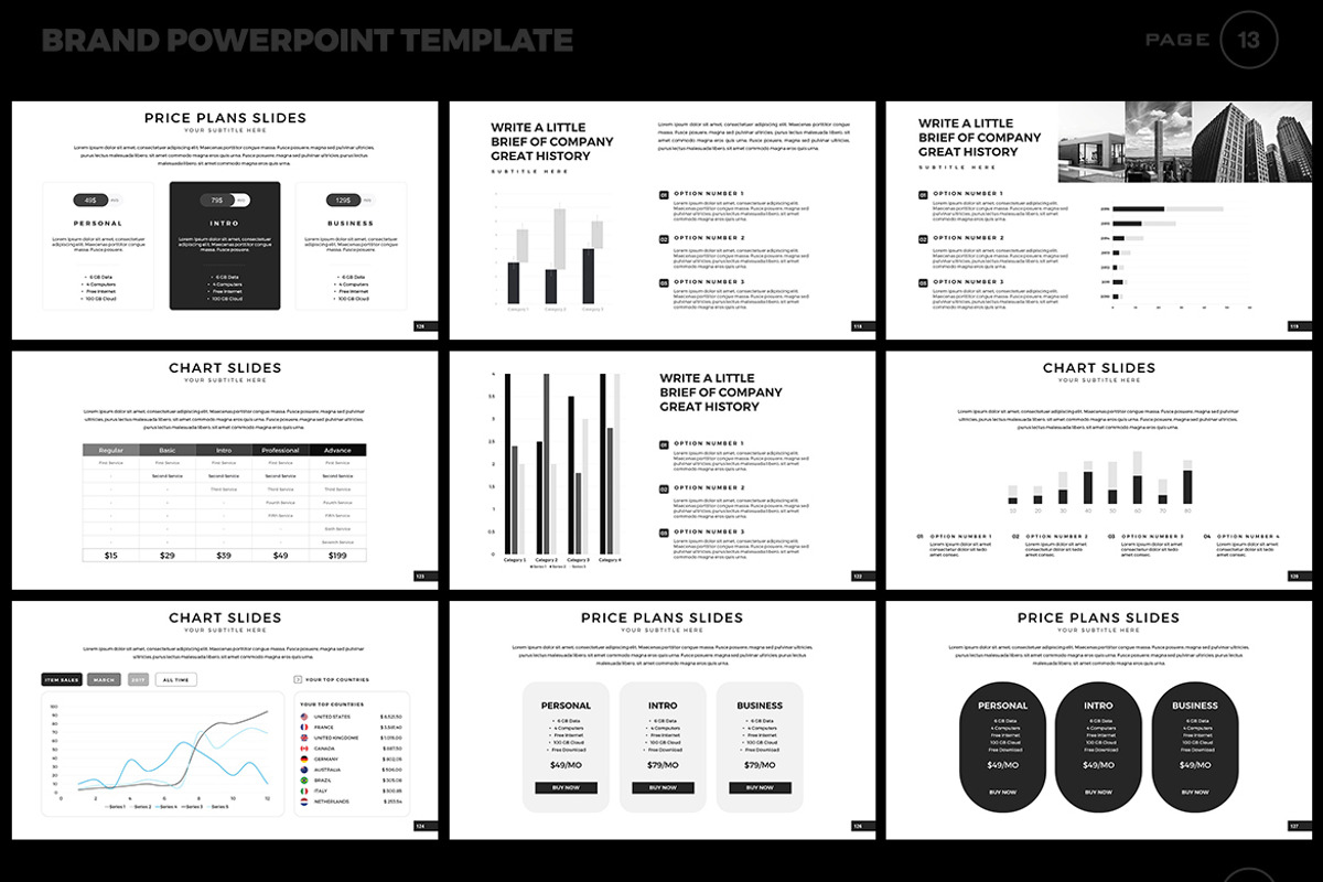 Brand Powerpoint Template, a Presentation Template by iHemalaya (Photo 8 of 13)